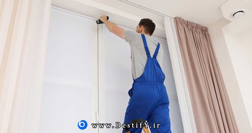 نصب پرده در قائمشهر